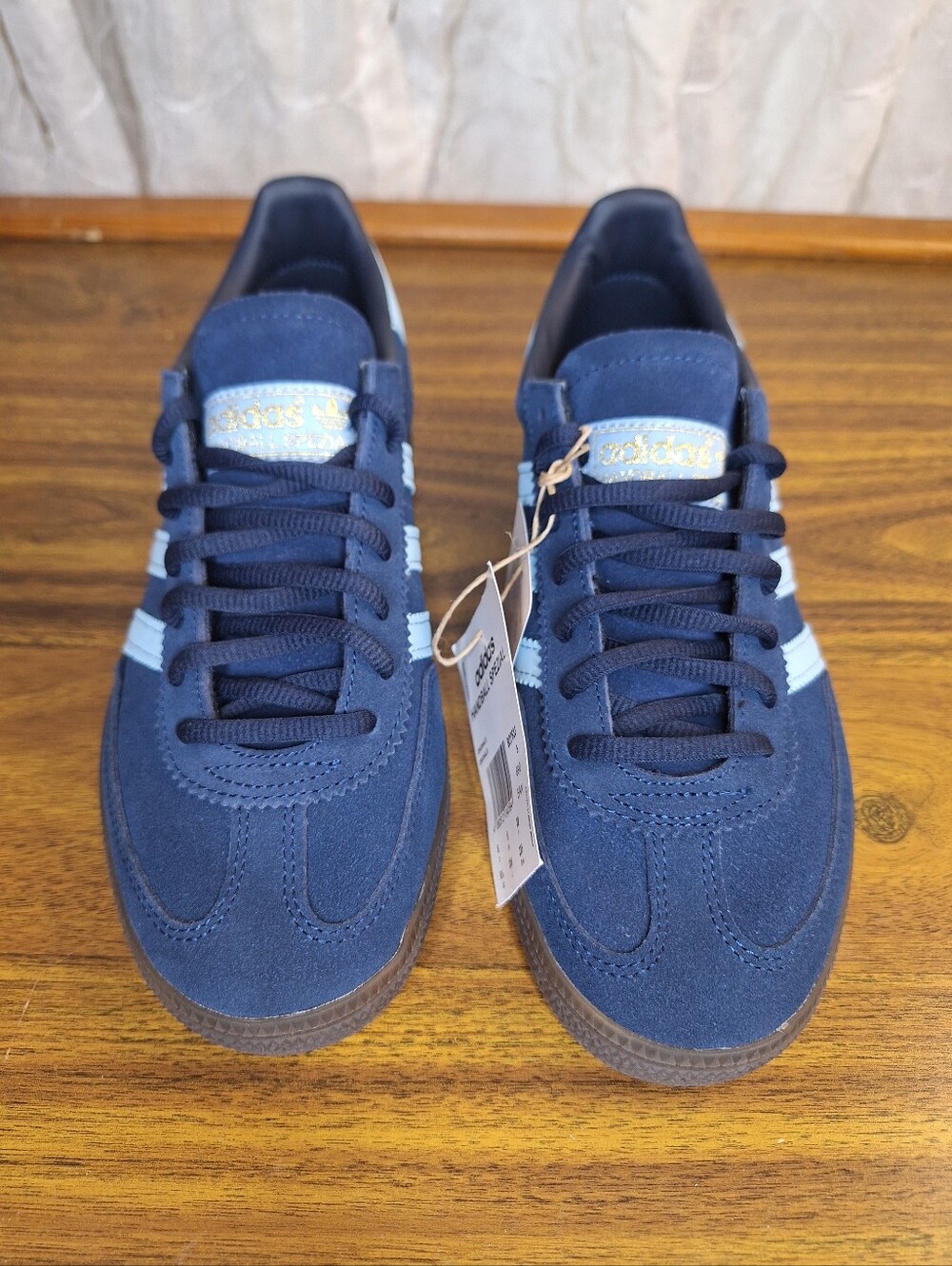 Adidas Handball Spezial Collegiate Navy Light Blue Women's 7 5.5 Youth  Mens 5.5 - Picture 3 of 11